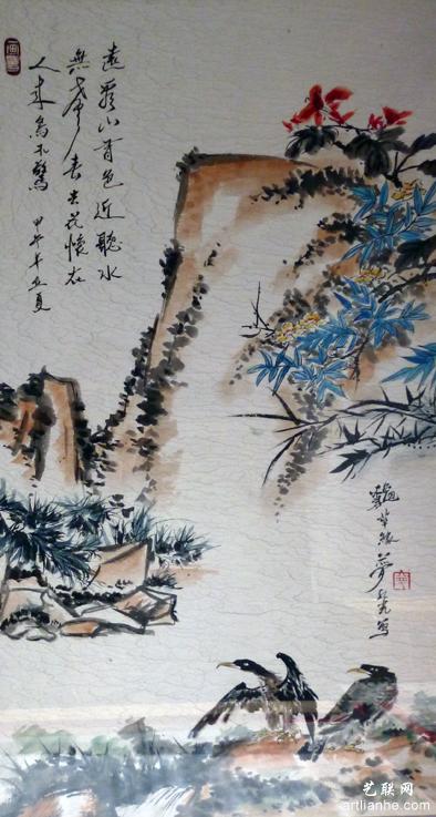 宁红光国画山水系列作品赏析2