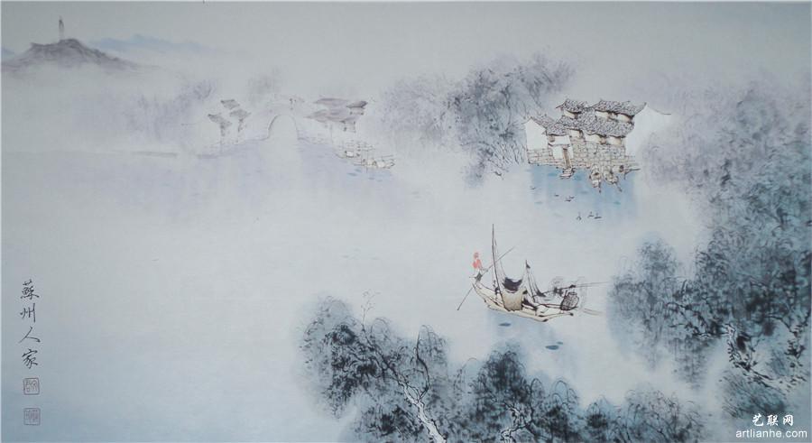 朱寿珍国画系列作品赏析1